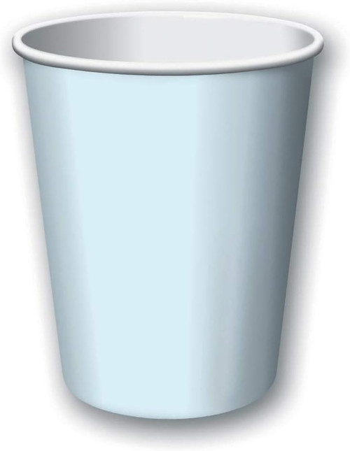 Solid Color Hot/Cold Cups, Pastel Blue, 9 oz - 1 Pkg