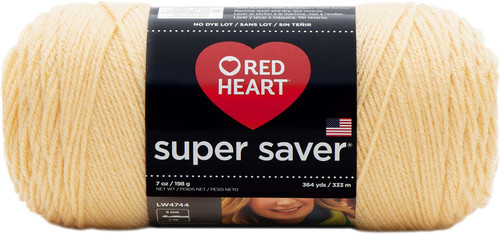 E300 Super Saver Yarn, Cornmeal, 7 oz - 3 Packs