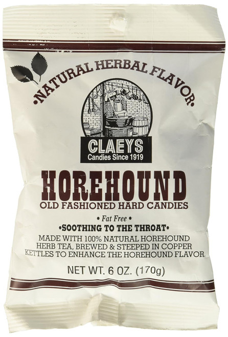 Claeys Horehound Candies, Horehound, 6oz  - Each