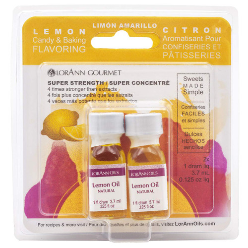 Twin Pack Flavoring Oils, Candy/Baking, Lemon, 2X.125 - 1 Pkg