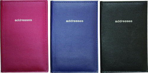 Mead Telephone & Address Book, 5X7.5", Colors Vary