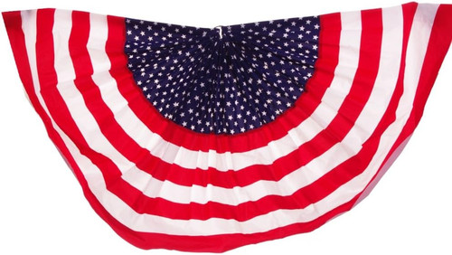 Patriotic Bunting-Striped, Red/White/Blue, 24X48" - 1 Pkg