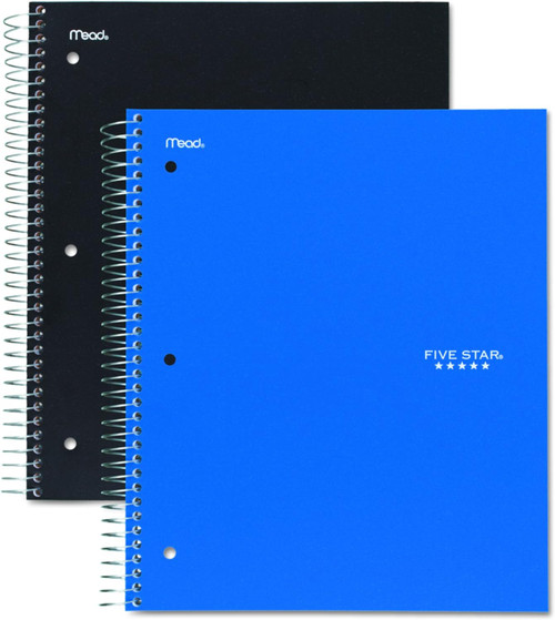 Five Star 3 Subject Notebook, College Ruled 150Ct. 8.5X11" - 1 Pkg