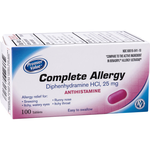 Premier Value Complete Allergy Capsules - 100ct