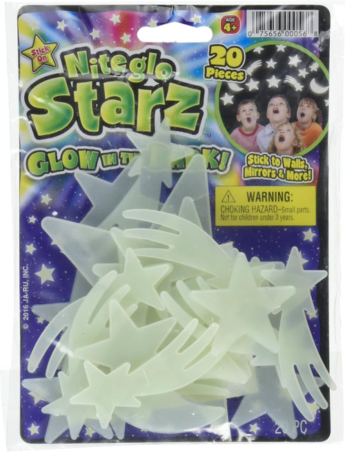 Nite-Glo Stars And Moon - 1 Pkg