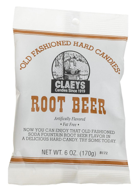 Claeys Root Beer Candies, Root Beer, 6oz  - Each