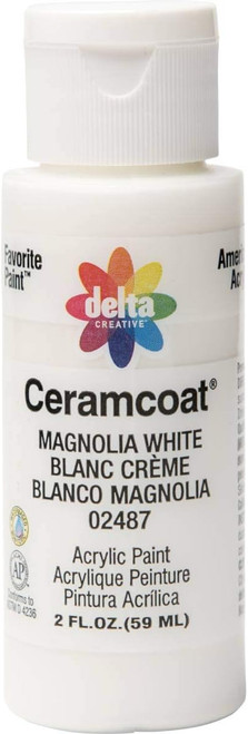 Ceramcoat Acrylic Paint, Magnolia White, 2 oz - 1 Pkg