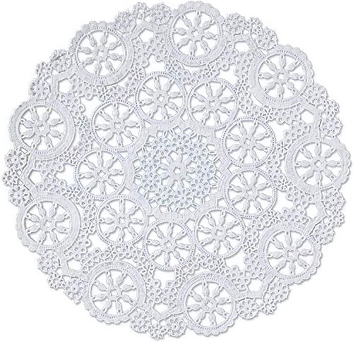 Royal Lace Paper Lace Doilies, White, 10" - 12 ct