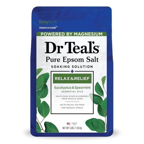 Dr. Teals Eucalyptus Epsom Salt, Eucalyptus, 3# - 1 Pkg