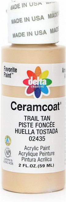 Ceramcoat Acrylic Paint, Trail Tan, 2 oz - 1 Pkg