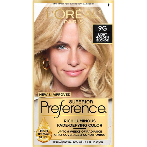 L'Oreal Superior Preference - 9G Light Golden Blonde L'Oreal Superior Preference - 9G Light Golden Blonde