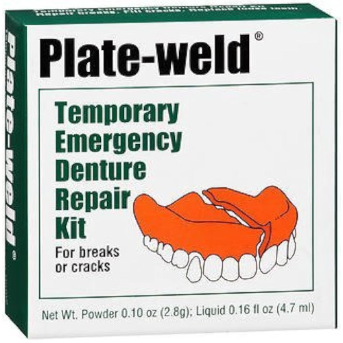 Plate-weld Temporary Emergency Denture Repair Kit