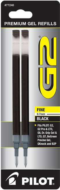 G2 Pen Refill, Black, Fine - 1 Pkg