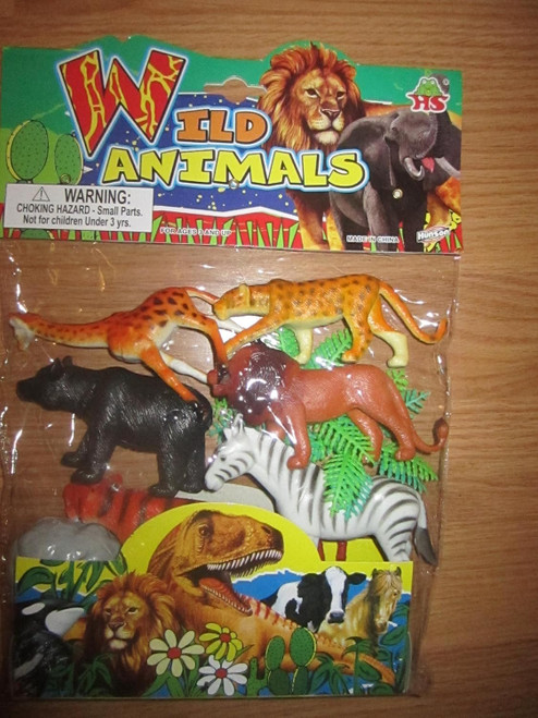 Zoo Animals, Asst - 1 Pkg