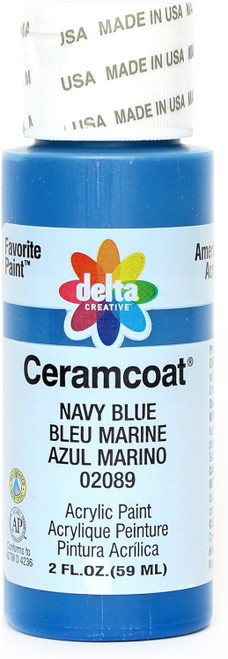 Ceramcoat Acrylic Paint, Navy Blue, 2 oz - 1 Pkg