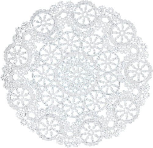 Royal Lace Paper Lace Doilies, White, 6" - 1 Pkg