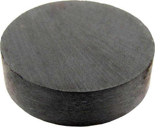 Ceramic Disc Magnets, Black, 3/4" Dia - 1 Pkg