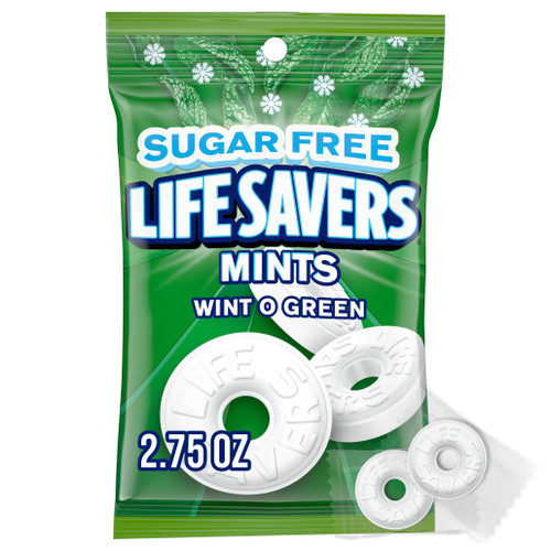Sugar Free Life Savers, Wintergreen, 2.75 oz - 1 Bag