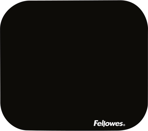 Medium Mouse Pad, Black, 3/6X9X8" - 1 Pkg