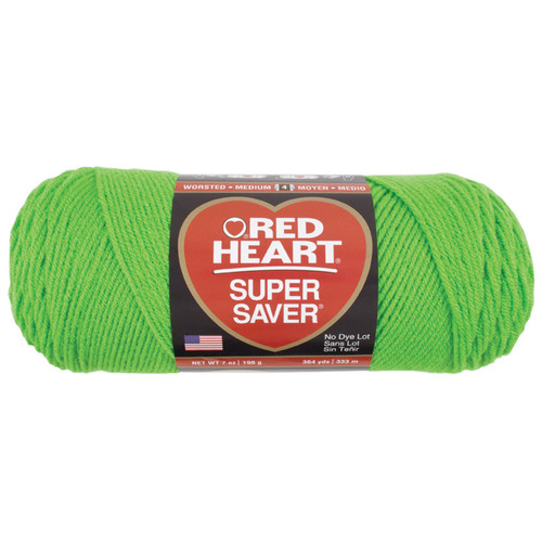 E300 Super Saver Yarn, Spring Green, 7 oz - 3 Packs