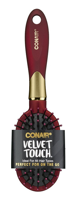 Velvet Touch Cushion Hair Brush, 1 Ct - 1 Pkg