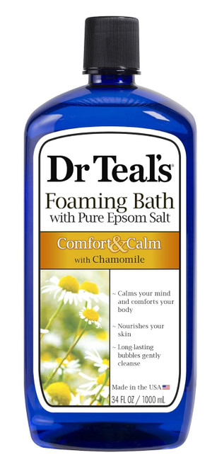 Dr. Teals Chamomile Foaming Bath, Chamomile, 34oz - 1 Pkg