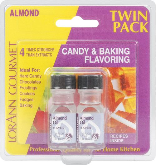 Twin Pack Flavoring Oils, Candy/Baking, Almond, 2X1.25 - 1 Pkg