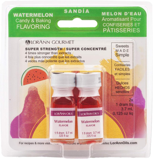 Twin Pack Flavoring Oils, Candy/Baking, Watermelon, 2X.125 - 1 Pkg