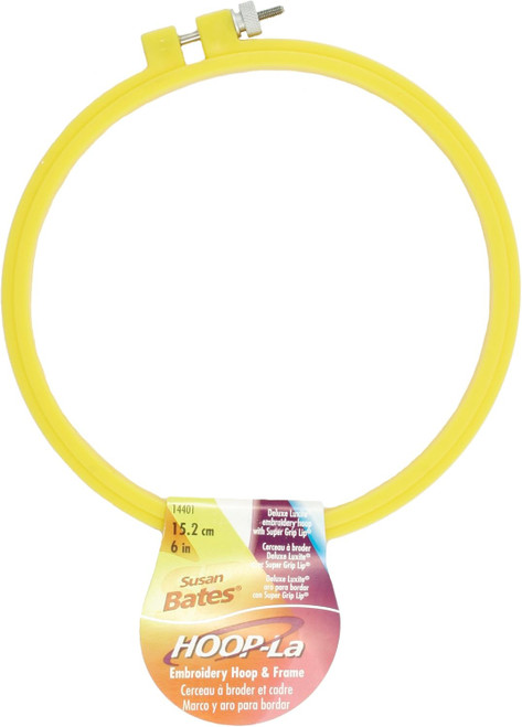 Luxite Embroidery Hoop, Assorted, 6" - 1 Pkg