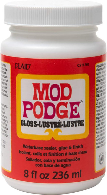 Mod Podge Glue, Gloss, 8 oz - 1 Pkg