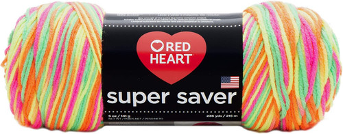 E300 Super Saver Yarn, Day Glow, 7oz - 3 Packs