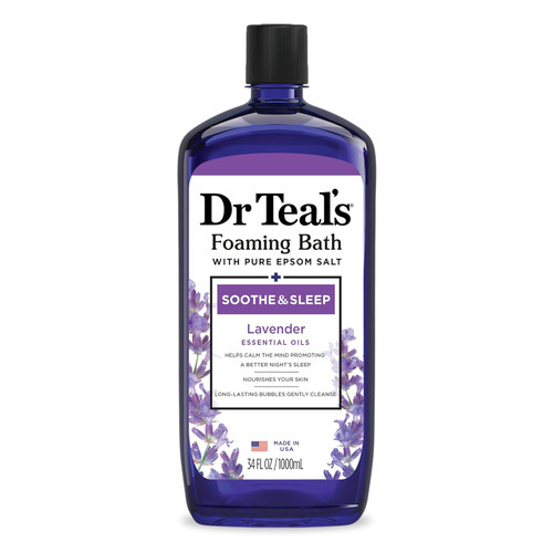 Dr. Teals Foaming Bath, Soothe & Sleep Lavender, 34 oz