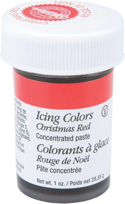 Paste Food Colors, Cake Decorating, Christmas Red, 1 oz