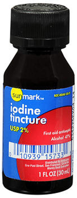 Sunmark Iodine Tincture USP 2% - 1 oz