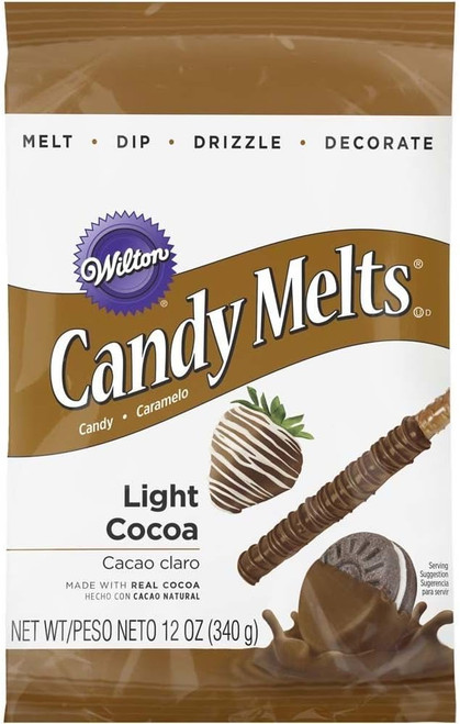 Melting Wafers, Candy / Cake Decorating, Light Cocoa, 14/12 oz - 1 Pkg