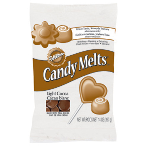 Melting Wafers, Candy / Cake Decorating, Light Cocoa, 14/12 oz - 1 Pkg