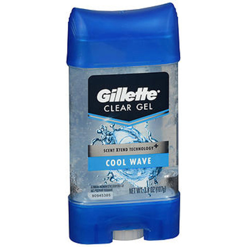 Gillette Anti-Perspirant Deodorant Clear Gel Cool Wave - 3.8 oz