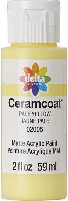 Ceramcoat Acrylic Paint, Pale Yellow, 2 oz - 1 Pkg