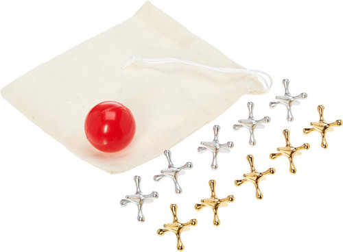 Old Fashioned Metal Jacks - 1 Pkg