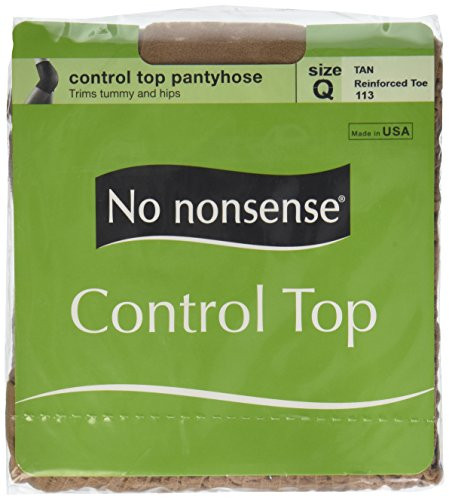 Control Top Panty Hose, Tan, Q1 - 1 pkg