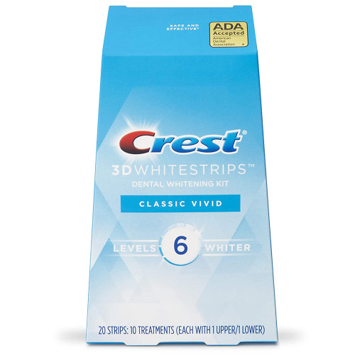 Crest 3D White Whitestrips Dental Whitening Kit Classic Vivid - 10 each Crest 3D White Whitestrips Dental Whitening Kit Classic Vivid - 10 each