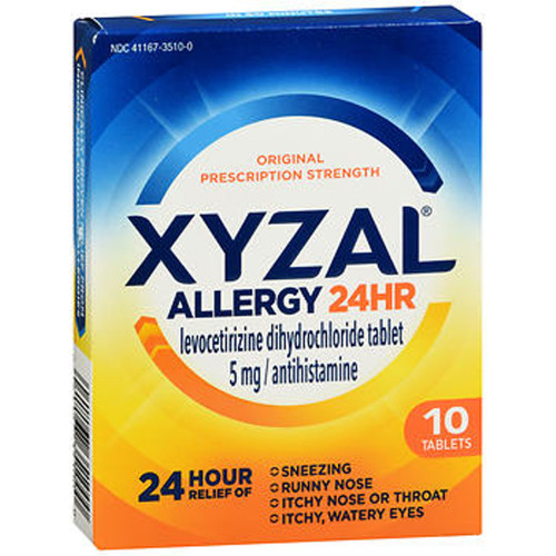 Xyzal Allergy 24 Hour - 10 Tablets