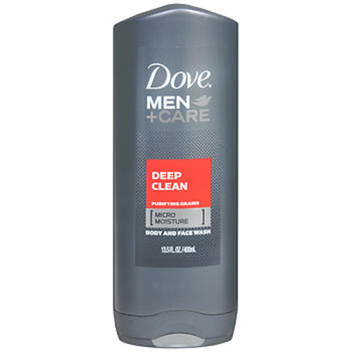 Dove Men + Care Deep Clean Body and Face Wash - 13.5 oz