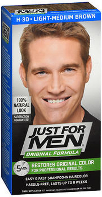 Just For Men Original Formula Haircolor Light Medium Brown H-30