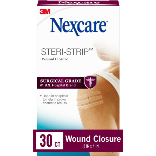 Nexcare Steri-Strip Skin Closure Strips 1/4  X 4 - 30 ct