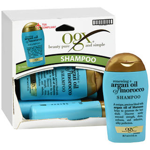 Organix Moroccan Argan Oil Shampoo - Renewing - 3 oz Tray of 10