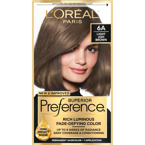 L'Oreal Superior Preference - 6A Light Ash Brown (Cooler)