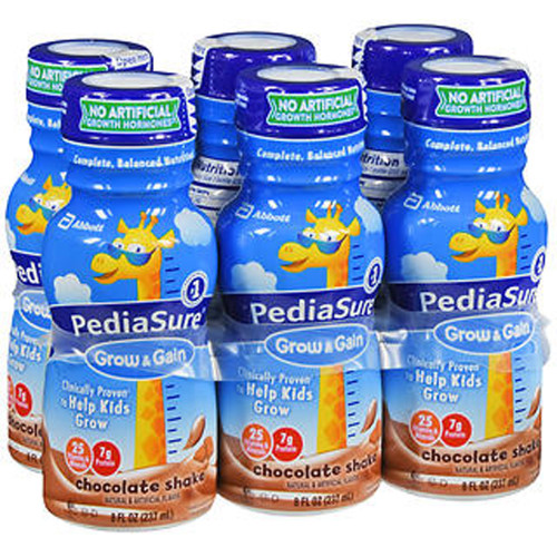PediaSure Grow & Gain Shakes Chocolate 8 oz - 6 Pack PediaSure Grow & Gain Shakes Chocolate 8 oz - 6 Pack