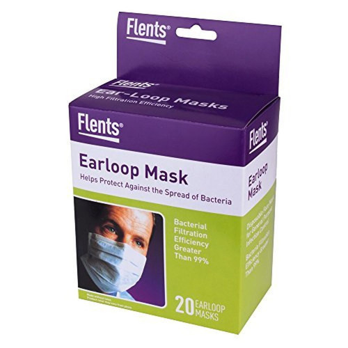 Flents Ear-Loop Mask - 20 ea.