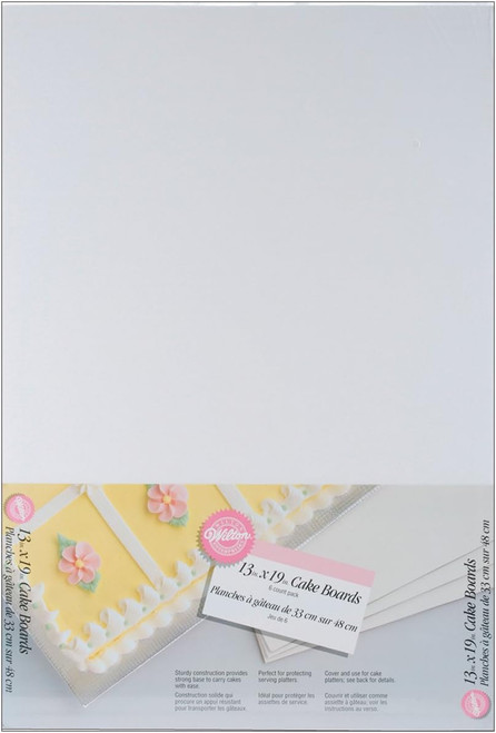Rectangle Cake Decorating Board - 1 Pkg – with Gentle and Reliable Fit